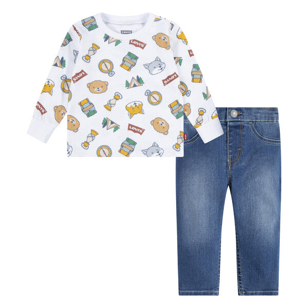 Levi’s Hiking Tee & Jeans Set