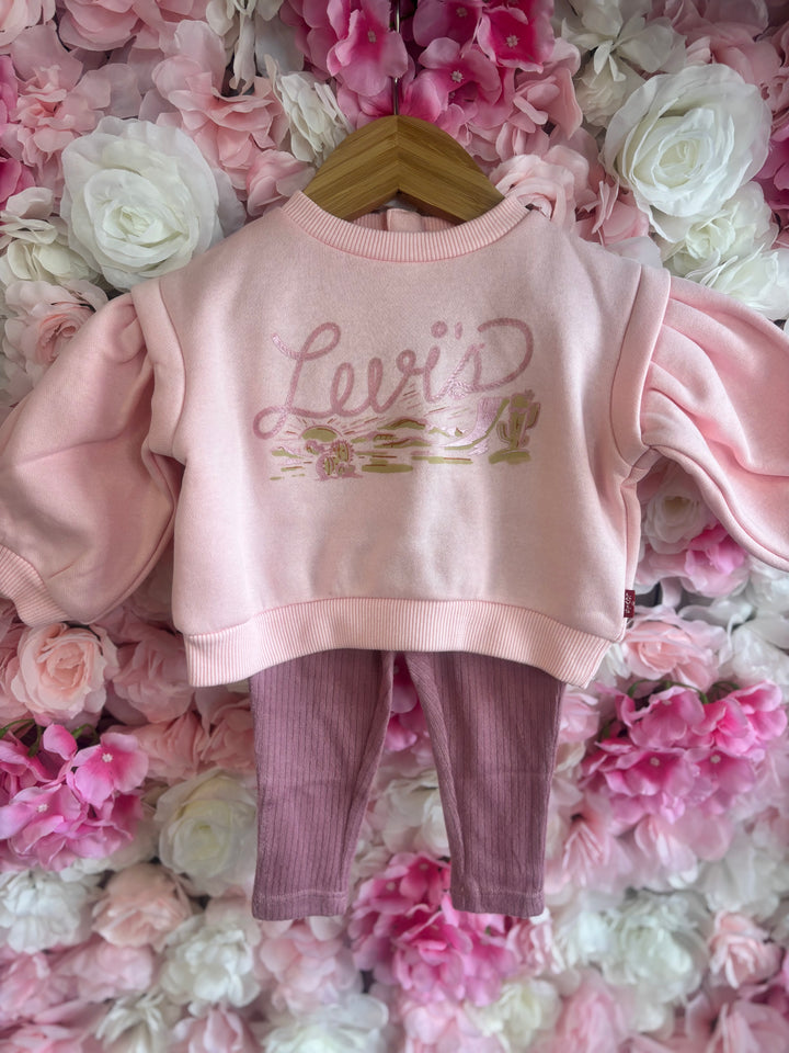 Levi’s Pink Two Piece Set