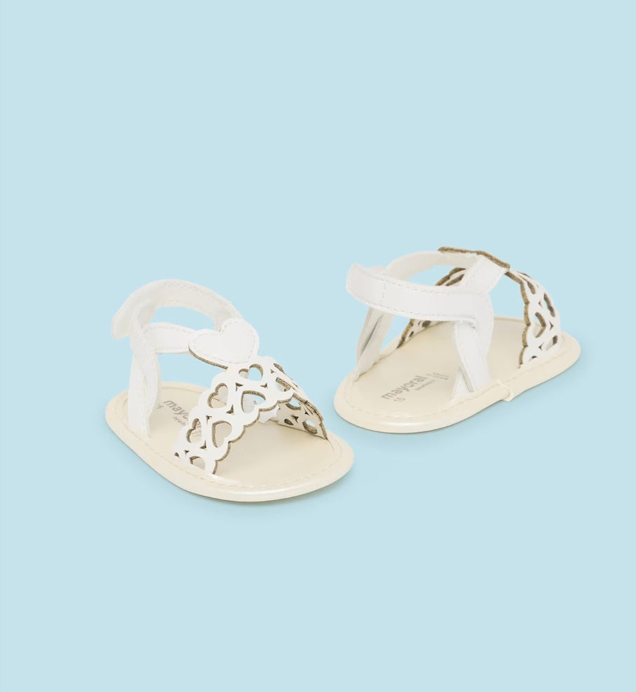Mayoral newborn heart sandals