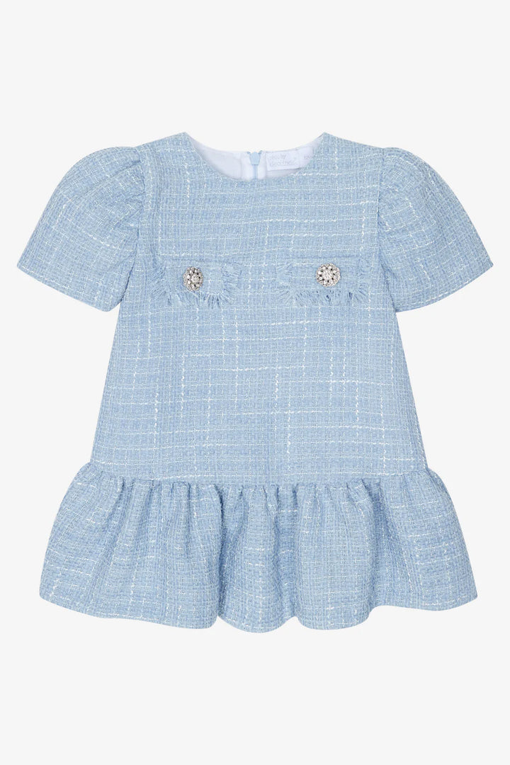 Chic By Deolinda Blue Tweed Dress