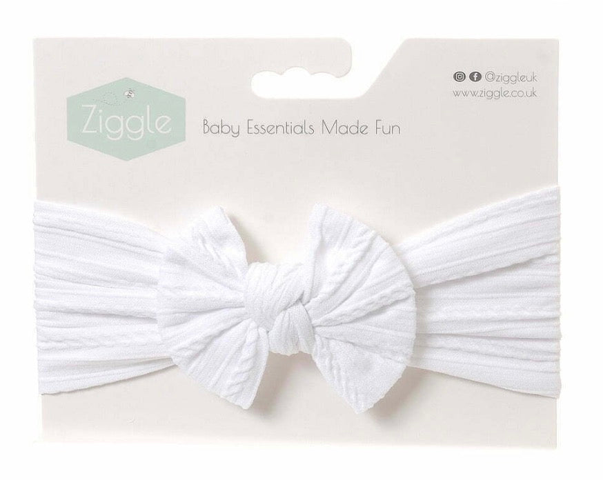 Ziggle White Headband