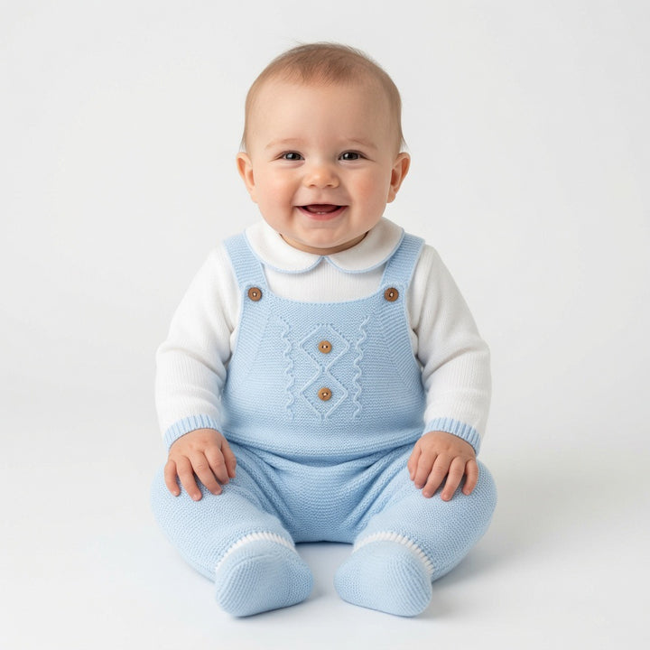 Dandelion Blue Dungaree Set