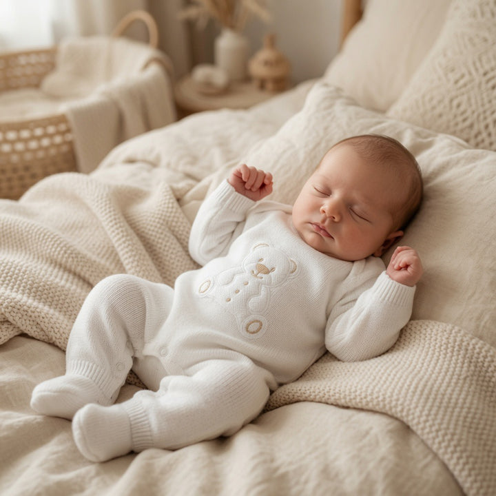 Dandelion Teddy Bear Babygrow