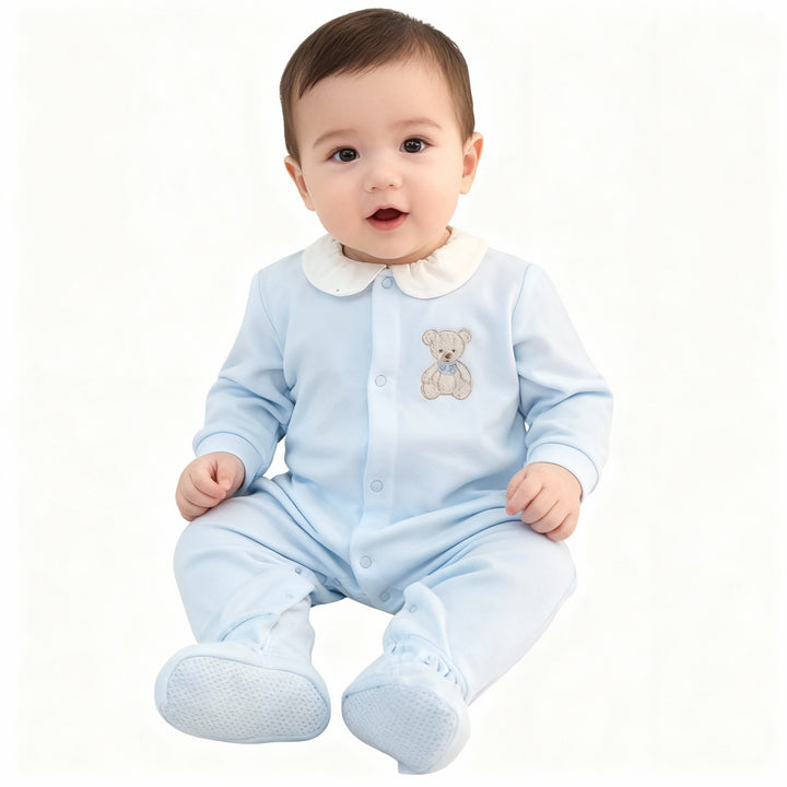 Baby Gi Blue Teddy & Me Babygrow