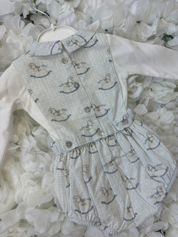 Deolinda Rocking Horse Romper Set