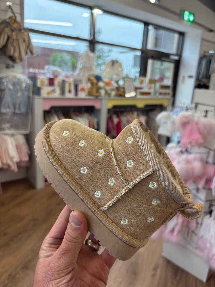 Daisy Floral Ankle Boot