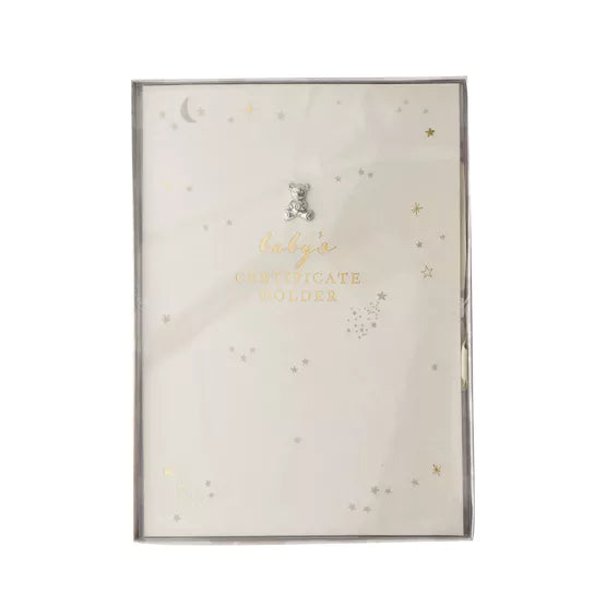 Little Star A4 Birth Certificate Holder