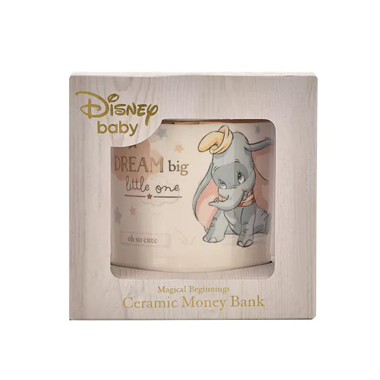 Disney Magical Moments Dumbo Ceramic Money Box