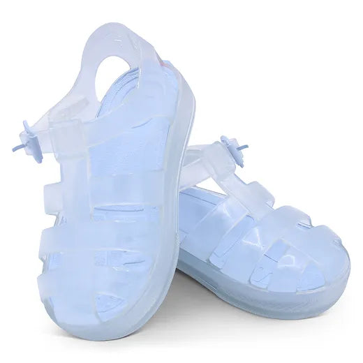Marena Monaco Jelly Shoes Clear & Blue