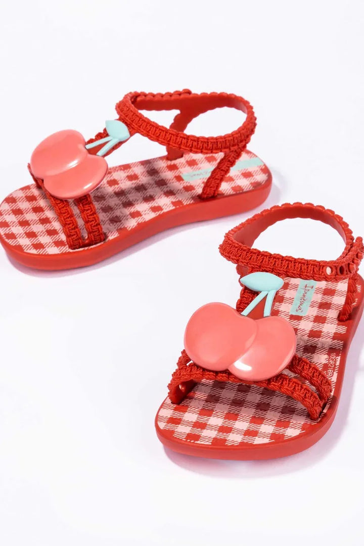 Cherry Ipanema Sandals