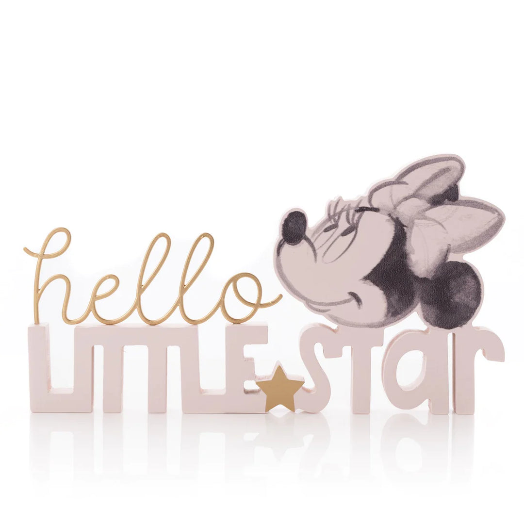 Disney Minnie Hello Little Star Plaque