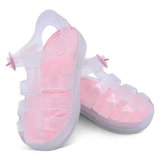 Marena Monaco Jelly Shoes Clear & Pink