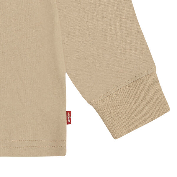 Levi’s Beige Logo Long Sleeve