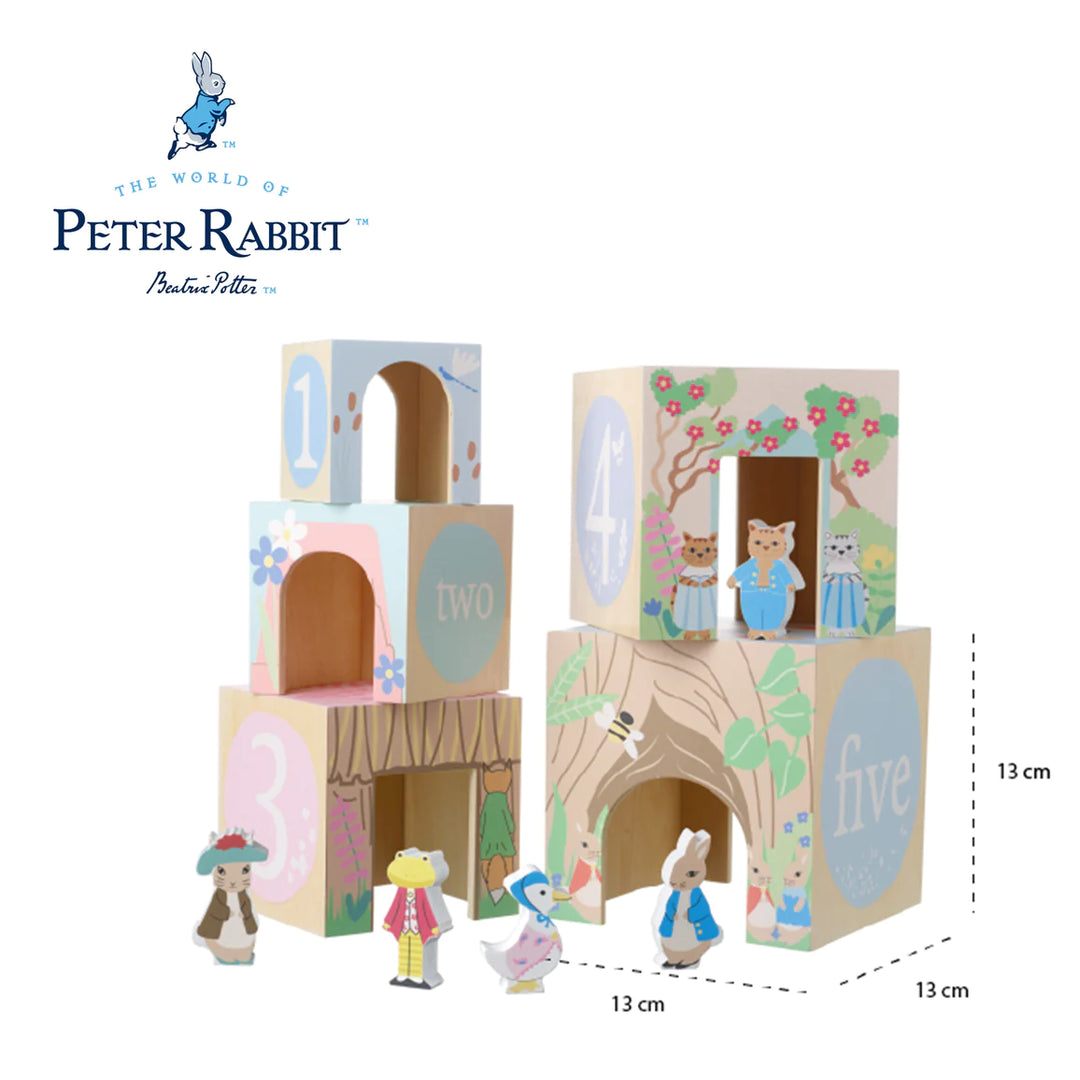 Peter Rabbit™ Wooden Stacking Cubes