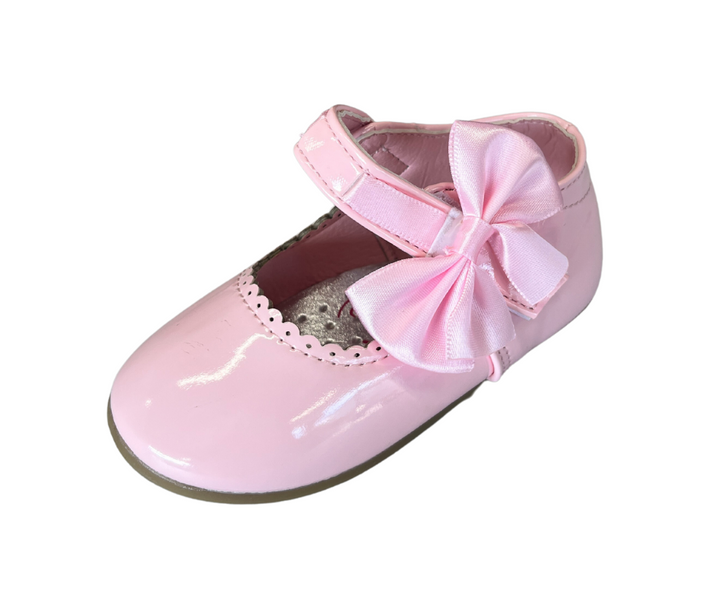 Pink Bianca Ribbon Slot Shoe By Melia
