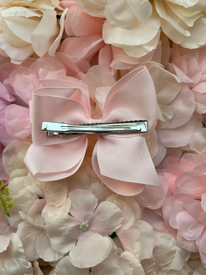 Large Pink Bow Clip