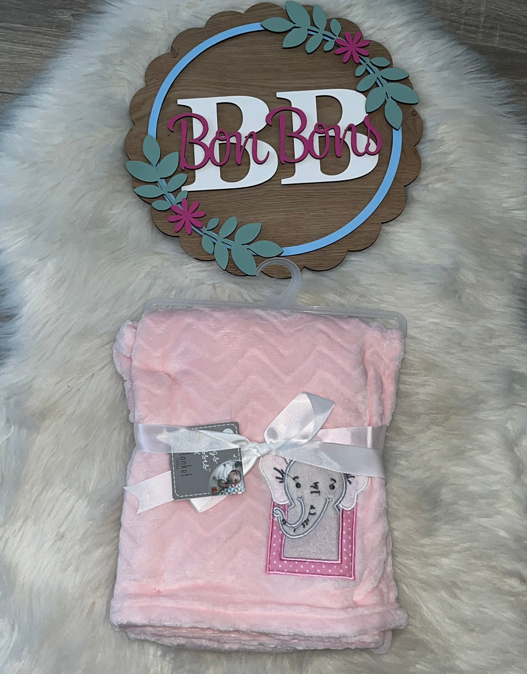 Elephant Pink Soft Blanket