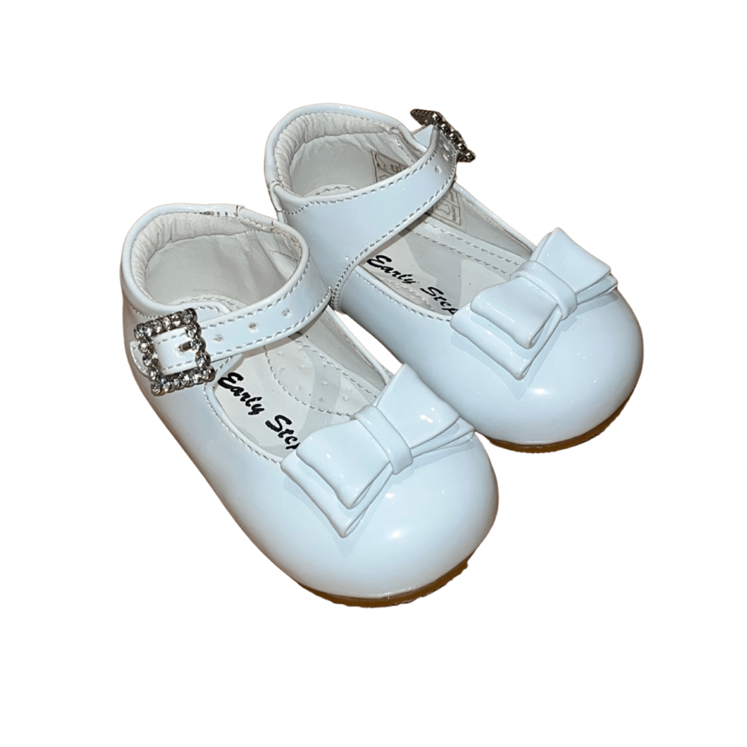 Early Steps White Bow Shoes
