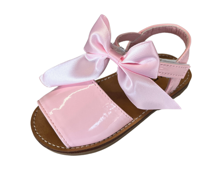Pink Martina Bow Sandal Shoe By Melia